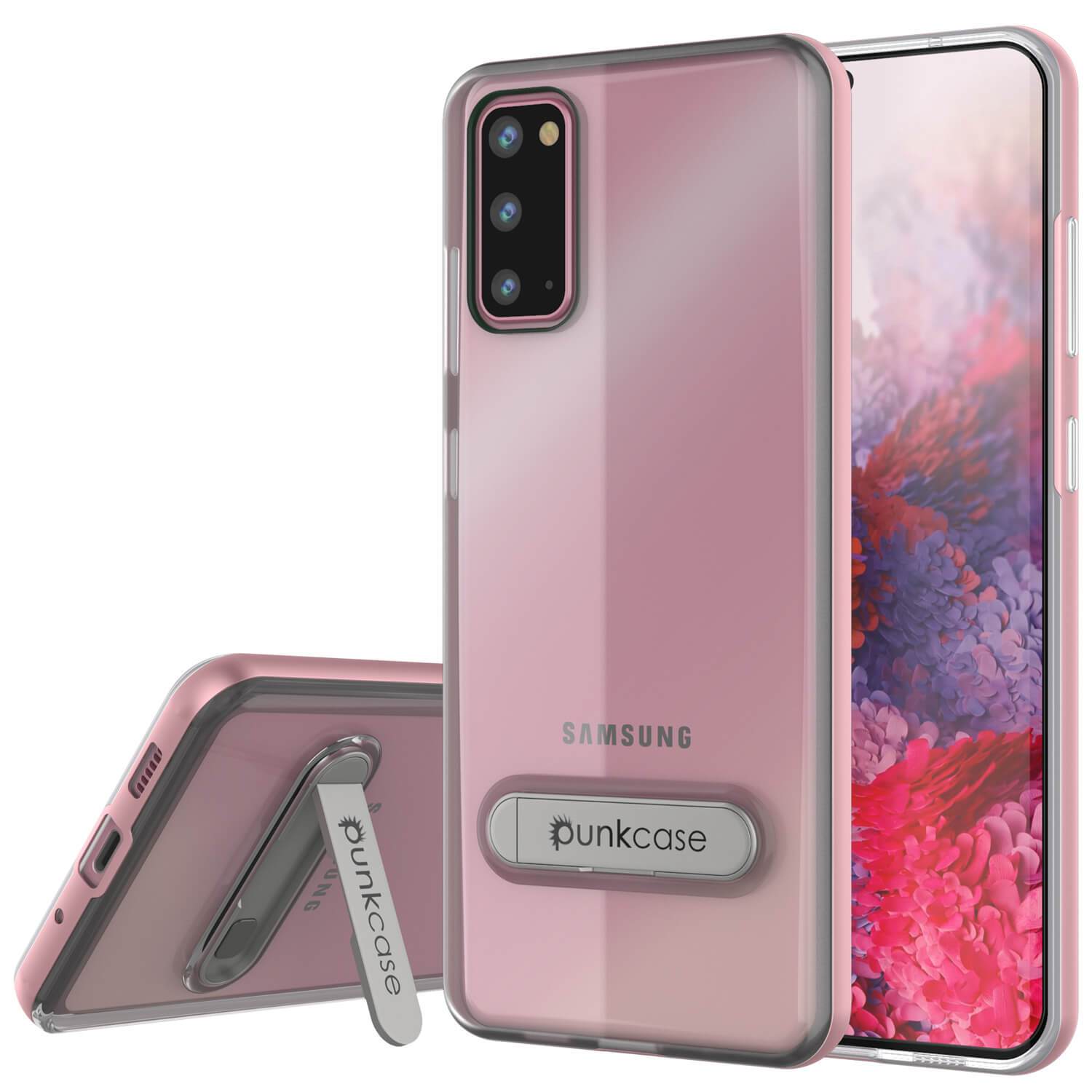 Galaxy S20 Case, PUNKcase [LUCID 3.0 Series] [Slim Fit] Armor Cover w/ Integrated Screen Protector [Silver]