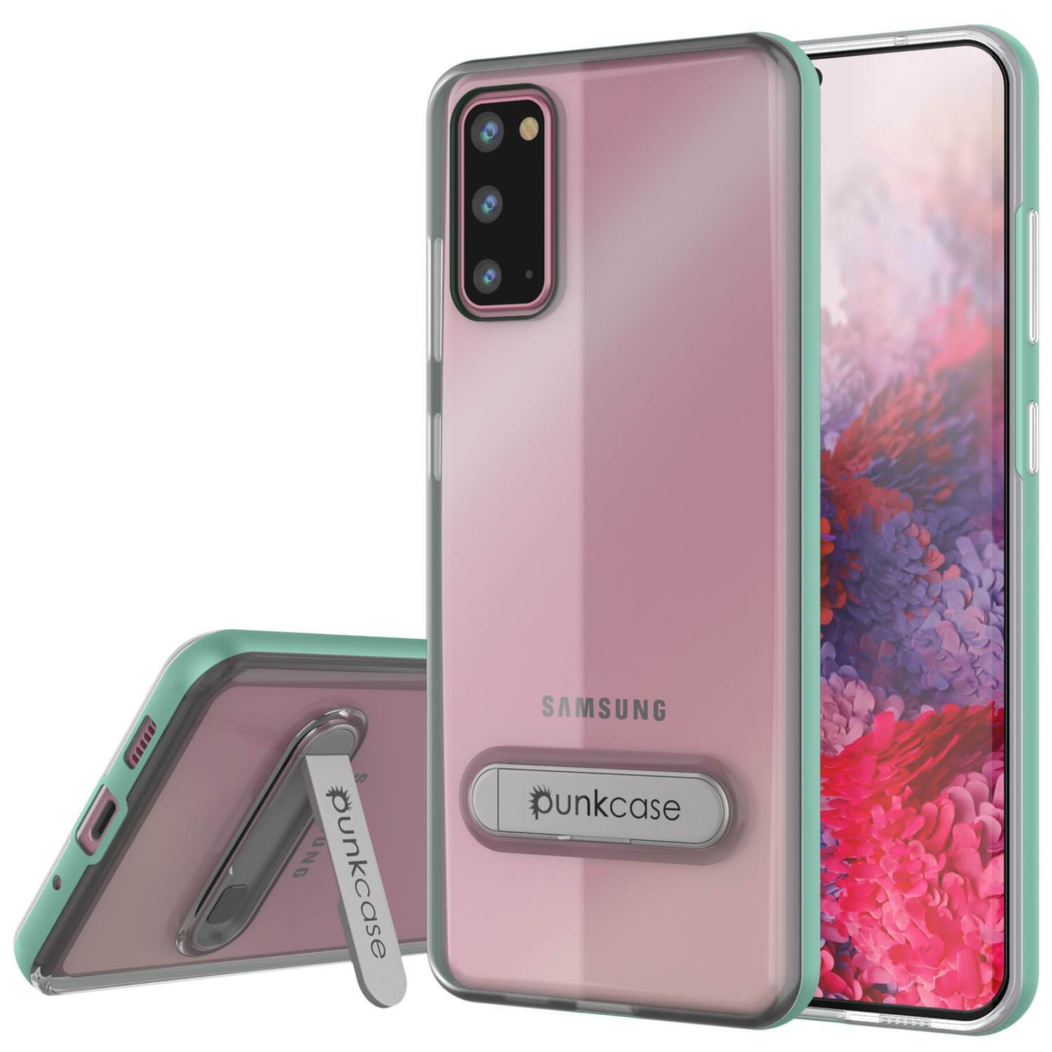 Galaxy S20 Case, PUNKcase [LUCID 3.0 Series] [Slim Fit] Armor Cover w/ Integrated Screen Protector [Silver]
