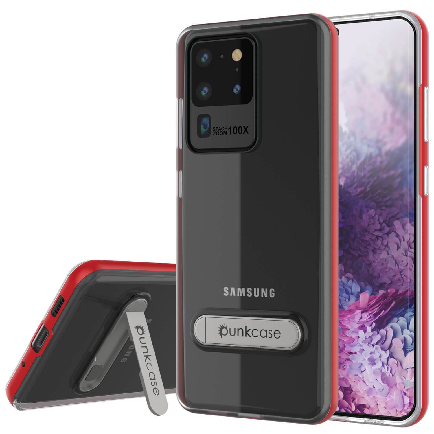 Galaxy S20 Ultra Case, PUNKcase [LUCID 3.0 Series] [Slim Fit] Armor Cover w/ Integrated Screen Protector [Silver]