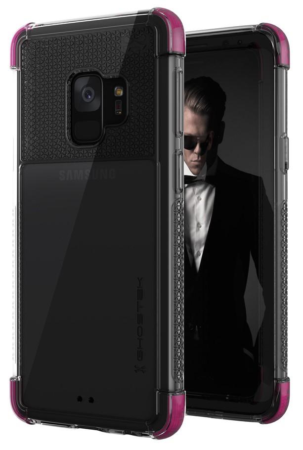 Galaxy S9 Clear Protective Case | Covert 2 Series [Red]