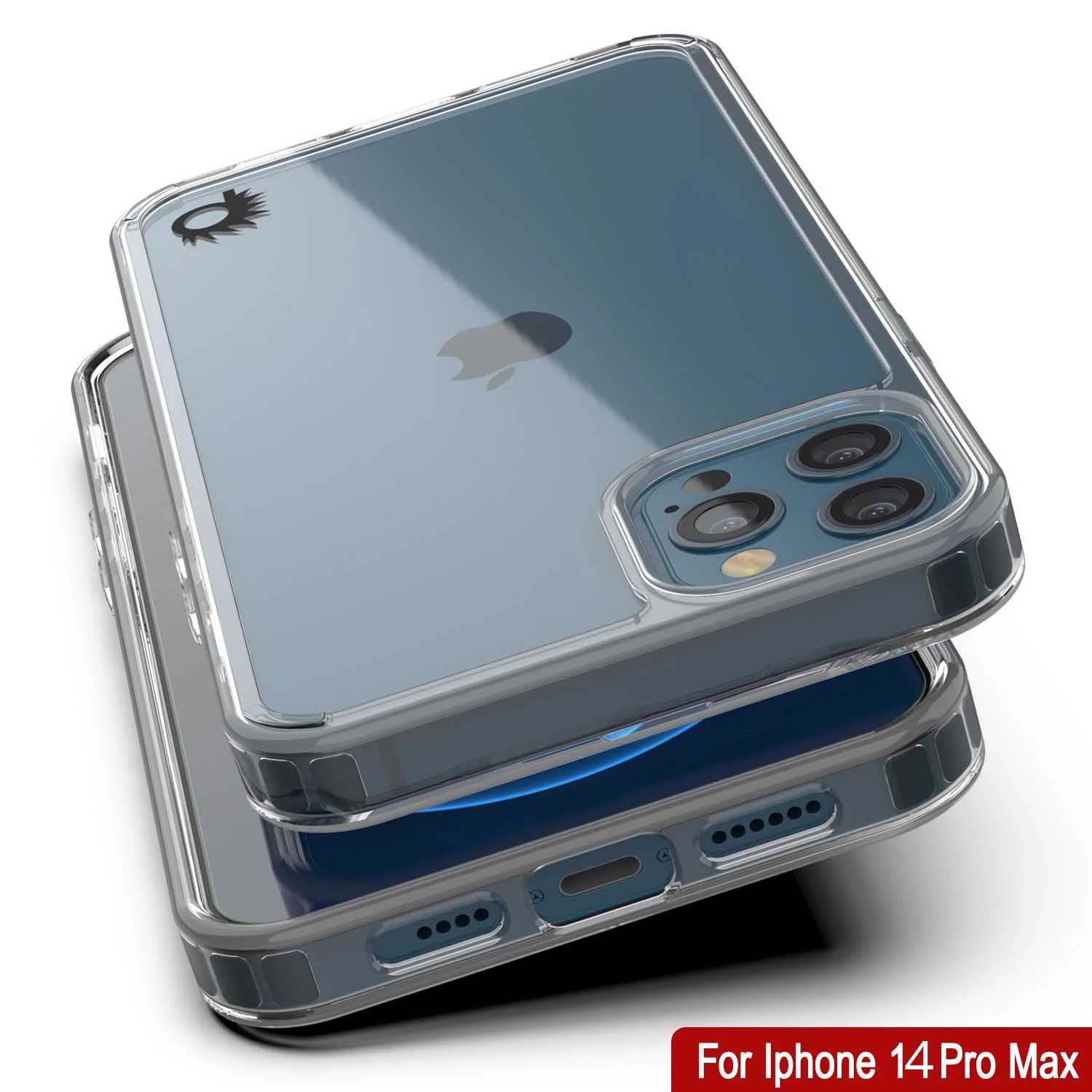 iPhone 14 Pro Max Case Punkcase® LUCID 2.0 Clear Series Series w/ PUNK SHIELD Screen Protector | Ultra Fit