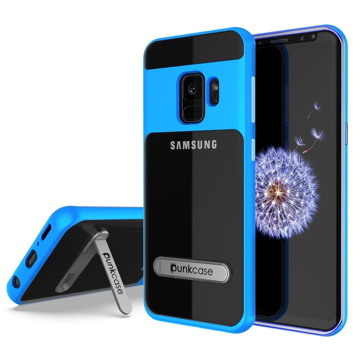 Galaxy S10 Case, PUNKcase [LUCID 3.0 Series] [Slim Fit] Armor Cover w/ Integrated Screen Protector [Blue]