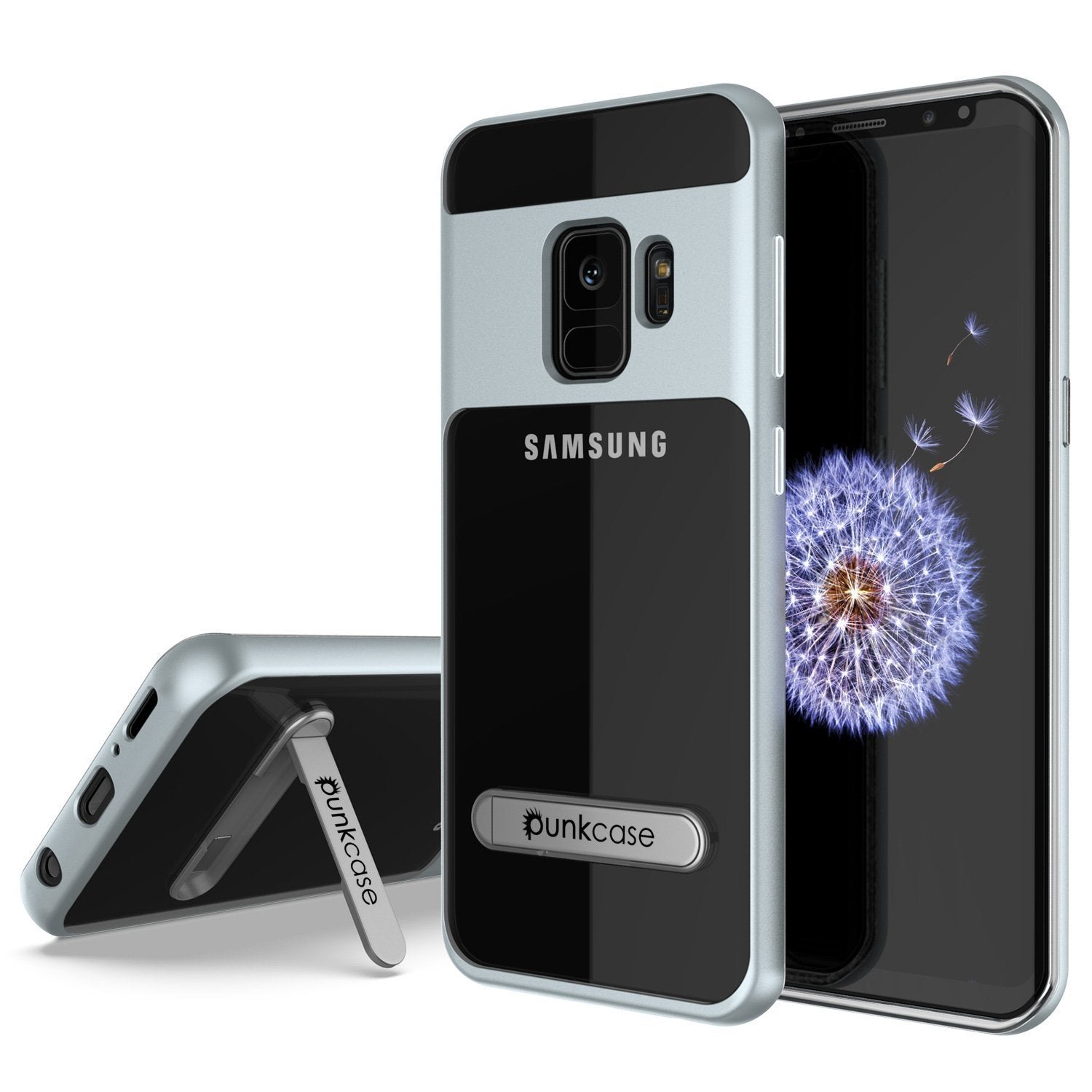 Galaxy S10e Case, PUNKcase [LUCID 3.0 Series] [Slim Fit] Armor Cover w/ Integrated Screen Protector [Silver]
