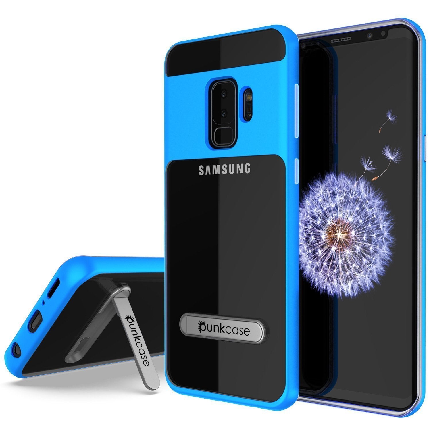 Galaxy S10+ Plus Case, PUNKcase [LUCID 3.0 Series] [Slim Fit] Armor Cover w/ Integrated Screen Protector [Blue]