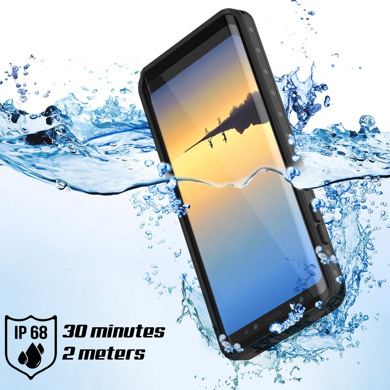 Galaxy Note 8 Waterproof Case Punkсase StudStar Clear Thin 6.6ft Underwater IP68 Shock/Snow Proof - PunkCase NZ