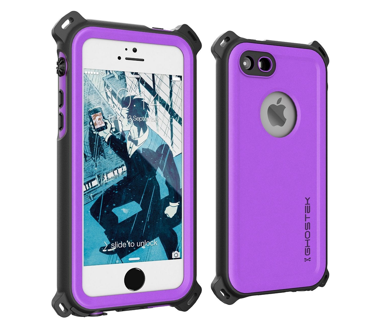 iPhone SE/5S/5 Waterproof Case, Ghostek® Nautical Purple Series| Underwater | Aluminum Frame - PunkCase NZ