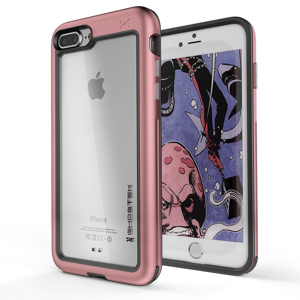 iPhone 7+ Plus Case, Ghostek® Atomic Slim Series  for  iPhone 7+ Plus Rugged Heavy Duty Case[PINK] - PunkCase NZ
