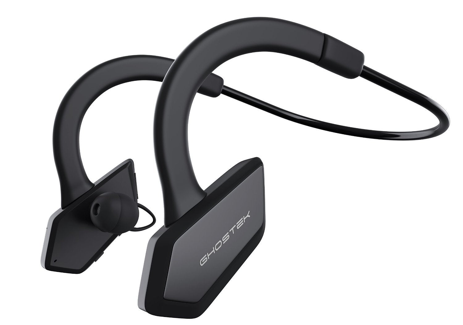 Headphones Bluetooth, Ghostek Earblades Black Sweatproof Bluetooth 4.1 Headphones Water Resistant