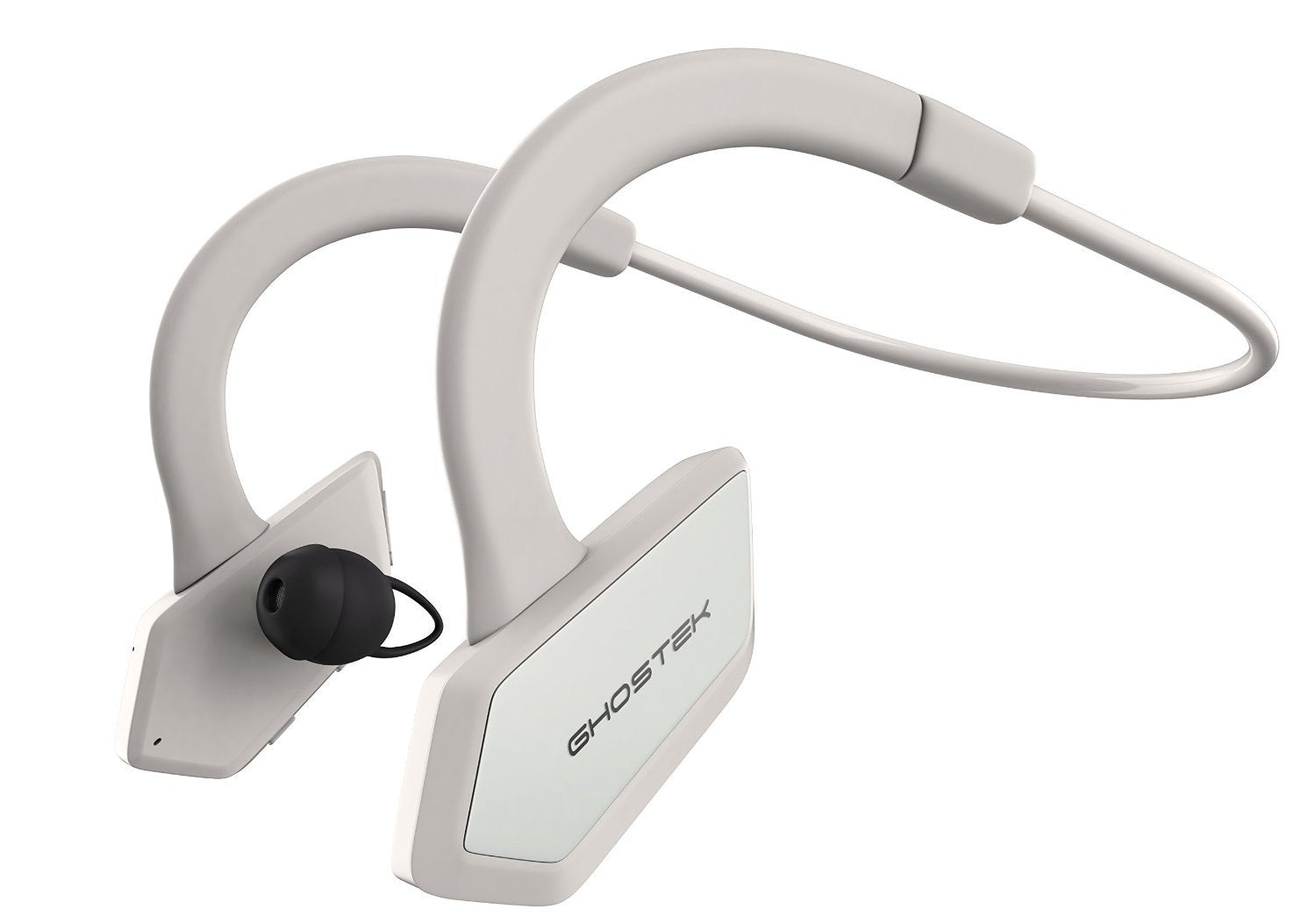 Headphones Bluetooth, Ghostek Earblades White Sweatproof Bluetooth 4.1 Headphones Water Resistant