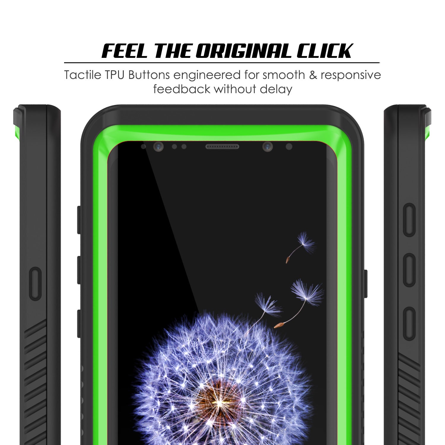 Galaxy S9 Waterproof Case, Punkcase [Extreme Series] [Slim Fit] [IP68 Certified] [Shockproof] [Snowproof] [Dirproof] Armor Cover W/ Built In Screen Protector for Samsung Galaxy S9 [Light Green] - PunkCase NZ