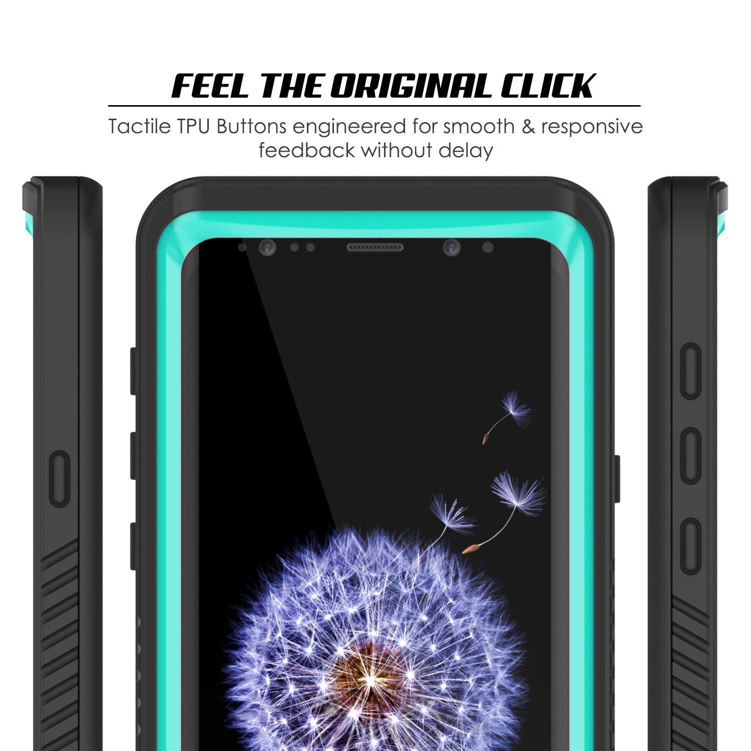 Galaxy S9 PLUS Waterproof Case, Punkcase [Extreme Series] [Slim Fit] [IP68 Certified] [Shockproof] [Snowproof] [Dirproof] Armor Cover W/ Built In Screen Protector for Samsung Galaxy S9+ [Teal] - PunkCase NZ