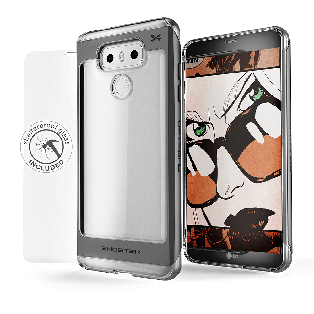 LG G6 Case, Ghostek® Cloak 2.0 Black w/ ExplosionProof Screen Protector | Aluminum Frame - PunkCase NZ
