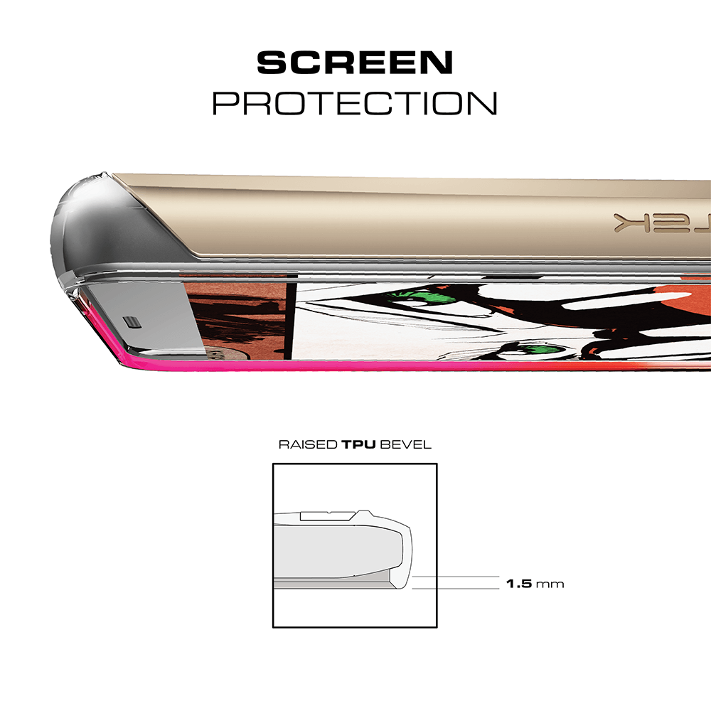 LG G6 Case, Ghostek Pink 2.0 Pink Series w/ ExplosionProof Screen Protector | Aluminum Frame - PunkCase NZ