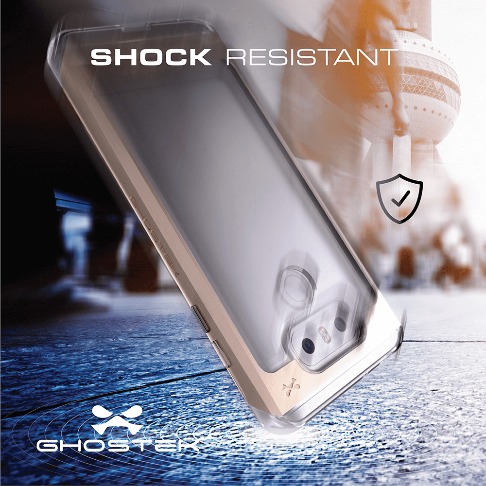 LG G6 Case, Ghostek Pink 2.0 Pink Series w/ ExplosionProof Screen Protector | Aluminum Frame - PunkCase NZ