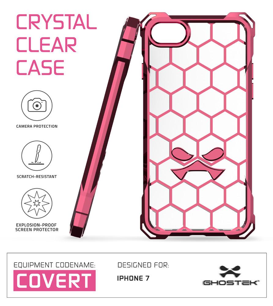 iPhone 7 Case, Ghostek® Covert Peach, Premium Impact Protective Armor | Lifetime Warranty Exchange - PunkCase NZ