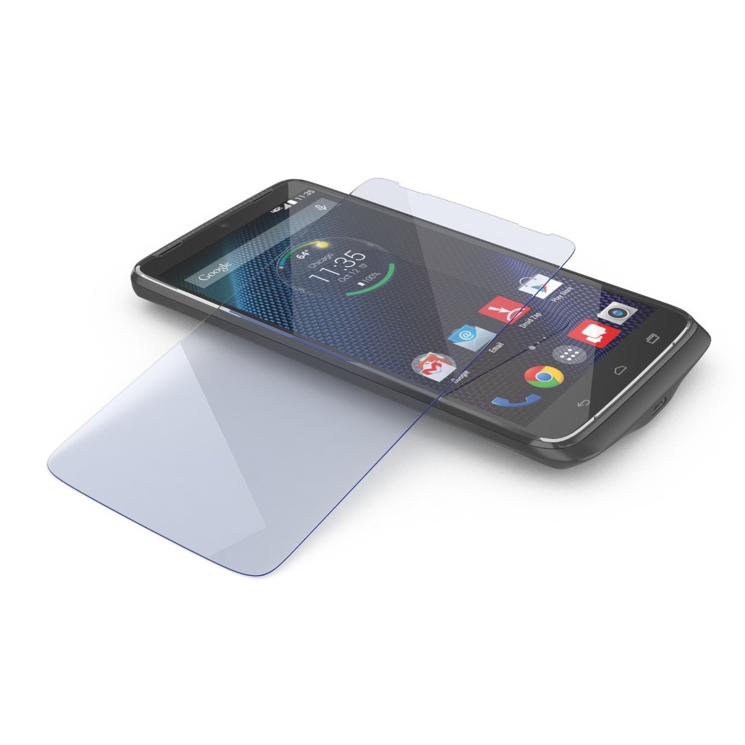Motorola DROID TURBO Screen Protector, Ghostek Glass Armor Tempered Glass Protector 0.33mm Thick 9H - PunkCase NZ