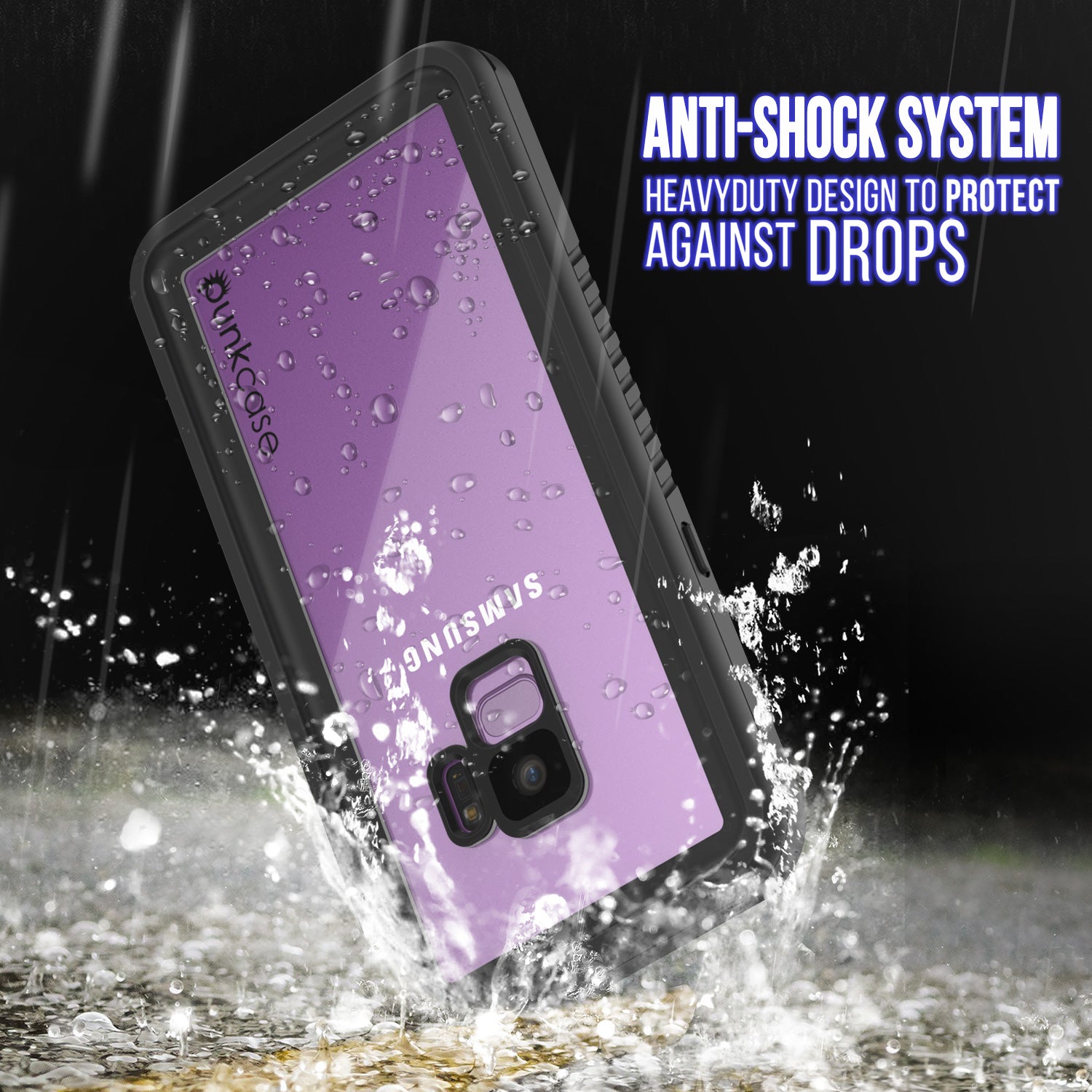 Galaxy S9 Waterproof Case, Punkcase [Extreme Series] [Slim Fit] [IP68 Certified] [Shockproof] [Snowproof] [Dirproof] Armor Cover [White] - PunkCase NZ