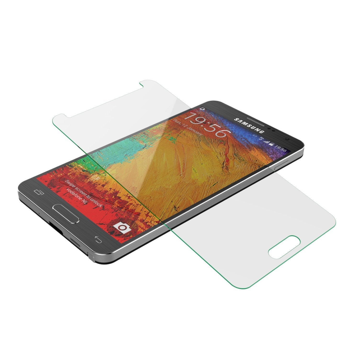 Galaxy Note 3 Punkcase Glass SHIELD Samsung Tempered Glass Screen Protector 0.33mm Thick 9H Glass - PunkCase NZ