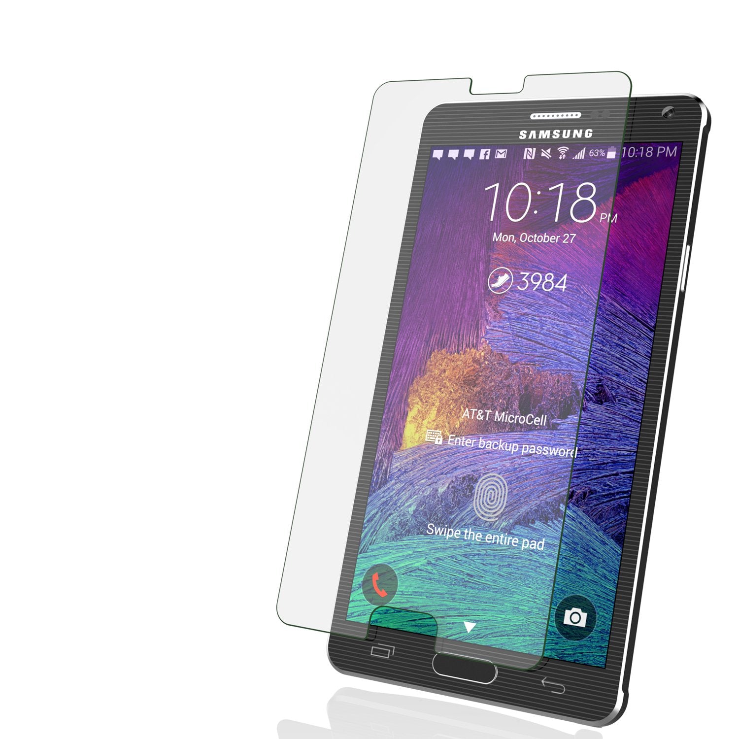 Galaxy Note 4 Punkcase Glass SHIELD Tempered Glass Screen Protector 0.33mm Thick 9H Glass Screen - PunkCase NZ
