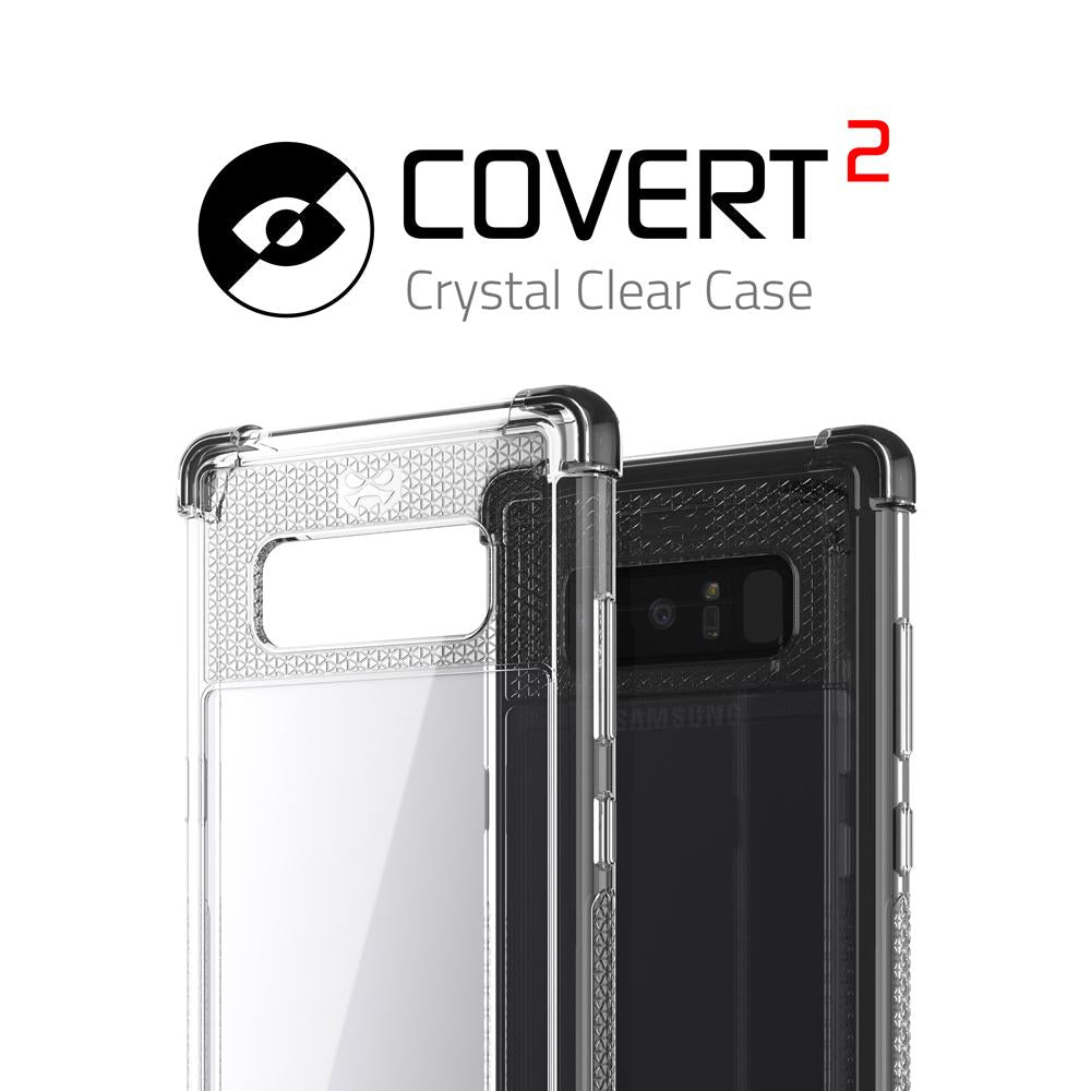 Galaxy Note 8 Case,Ghostek Covert 2 Ultra Fit Case for Samsung Galaxy Note 8 Military Grade Tested | Black - PunkCase NZ