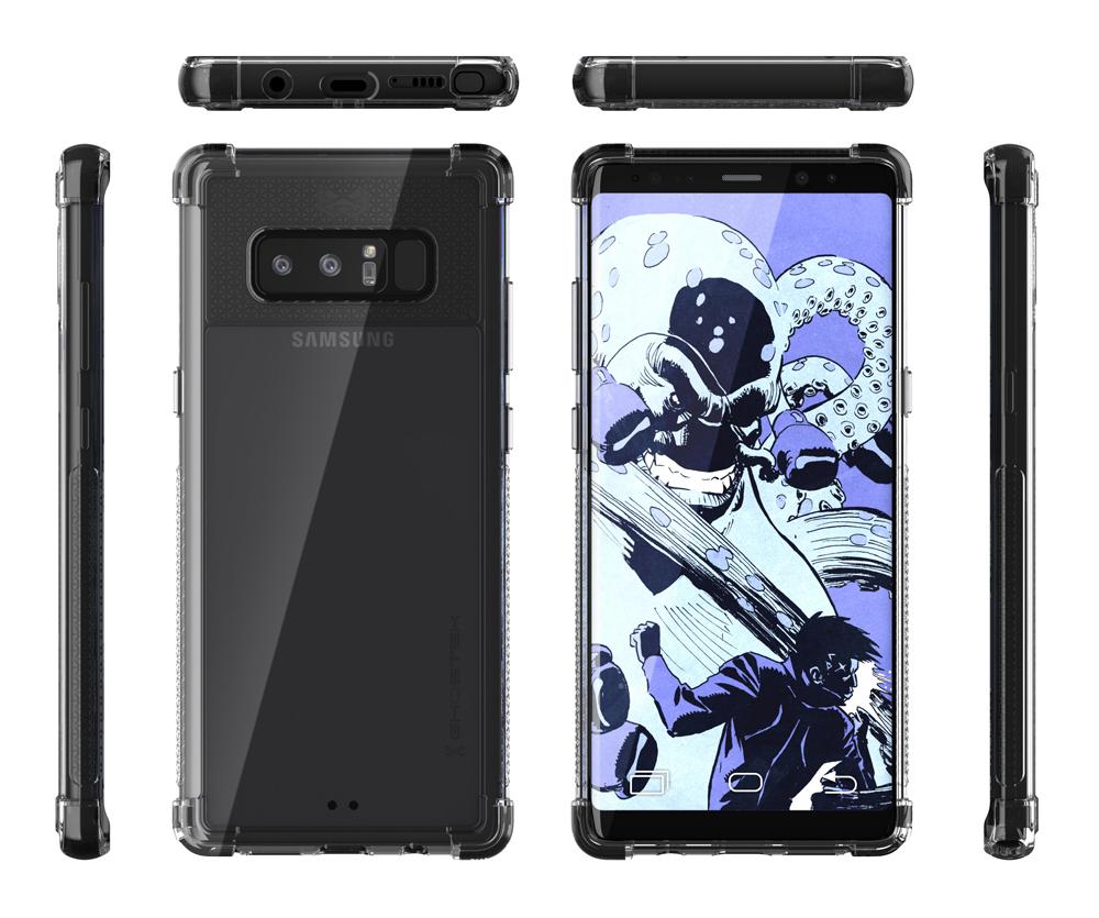 Galaxy Note 8 Case,Ghostek Covert 2 Ultra Fit Case for Samsung Galaxy Note 8 Military Grade Tested | Black - PunkCase NZ