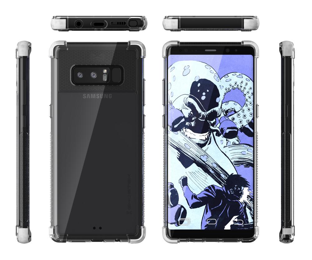 Galaxy Note 8 Case,Ghostek Covert 2 Ultra Fit Case for Samsung Galaxy Note 8 Military Grade Tested | WHITE - PunkCase NZ