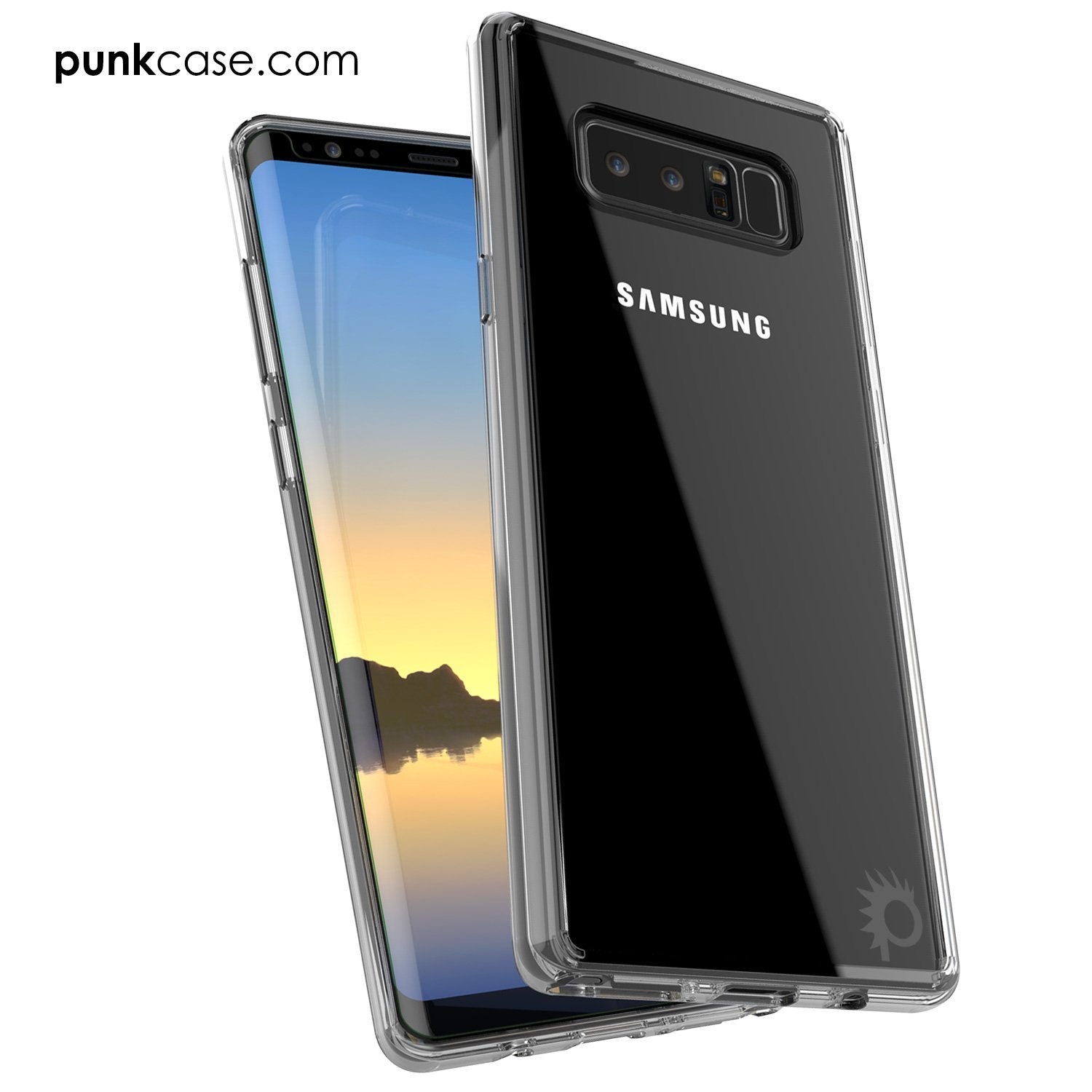 Galaxy Note 8 Case, PUNKcase [LUCID 2.0 Series] [Slim Fit] Armor Cover w/Integrated Anti-Shock System & PUNKSHIELD Screen Protector [White] - PunkCase NZ