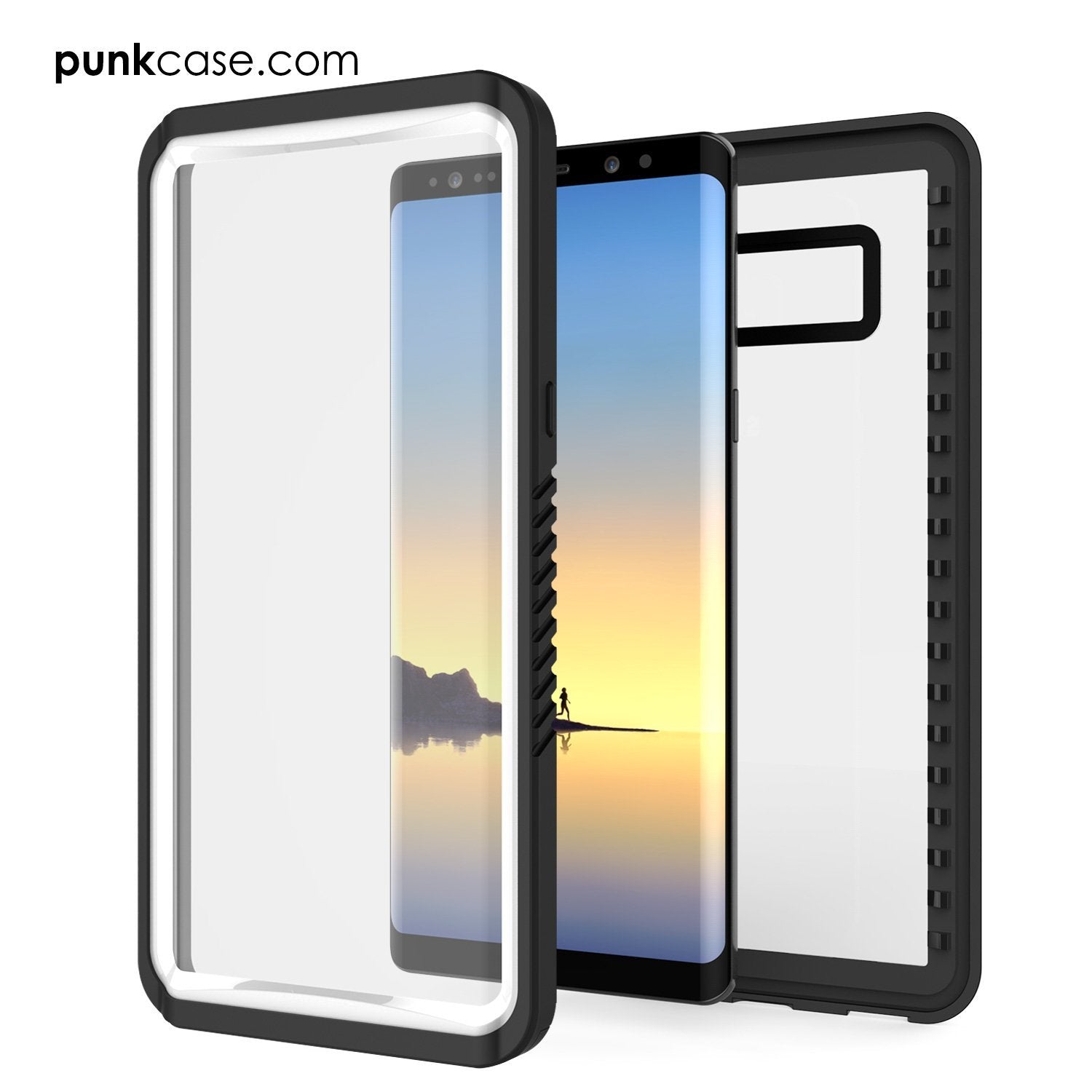 Galaxy Note 8 Case, Punkcase [Extreme Series] [Slim Fit] [IP68 Certified] [Shockproof] Armor Cover W/ Built In Screen Protector [White] - PunkCase NZ