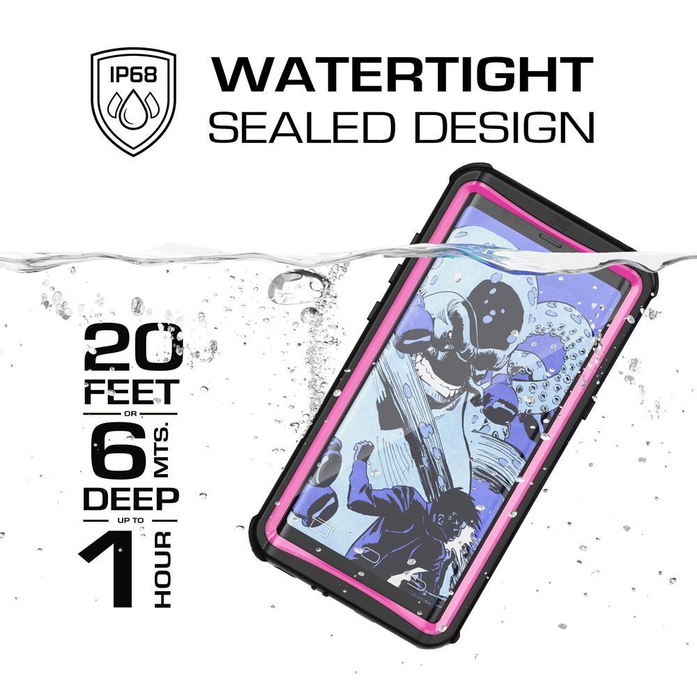 Galaxy Note 8, Ghostek Nautical Series  for Galaxy Note 8 Rugged Waterproof Case | PINK - PunkCase NZ