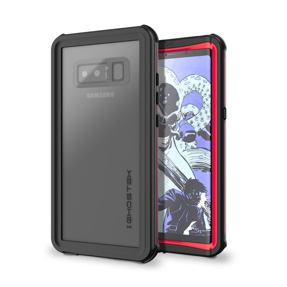 Galaxy Note 8, Ghostek Nautical Series  for Galaxy Note 8 Rugged Waterproof Case | RED - PunkCase NZ