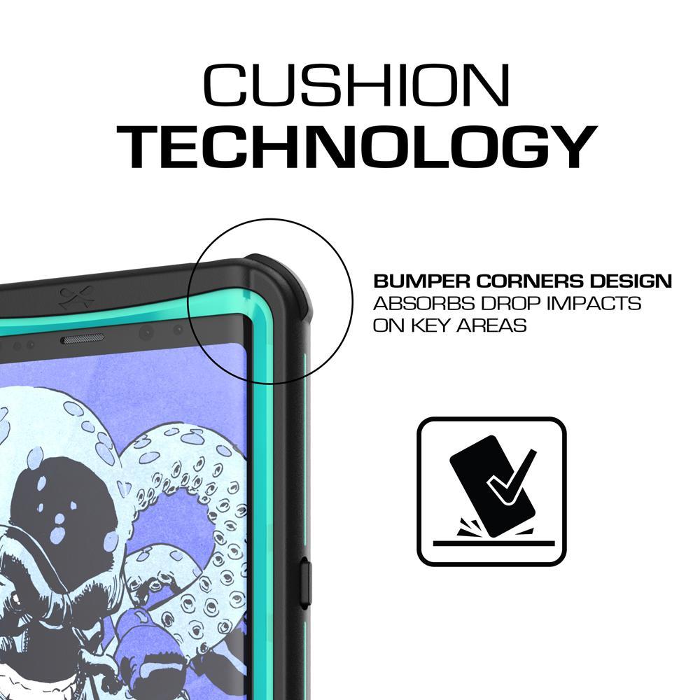 Galaxy Note 8, Ghostek Nautical Series  for Galaxy Note 8 Rugged Waterproof Case | TEAL - PunkCase NZ
