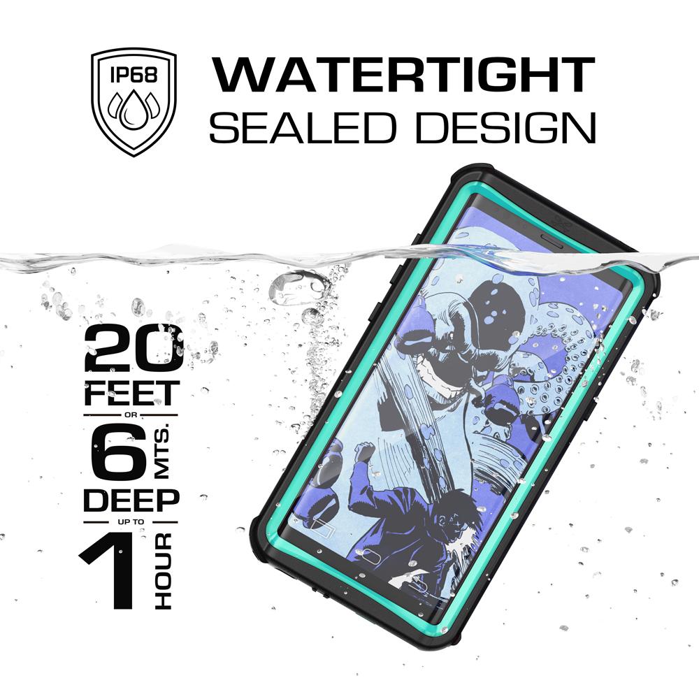 Galaxy Note 8, Ghostek Nautical Galaxy Note 8 Case Military Grade Armor Waterproof Cover | Teal - PunkCase NZ