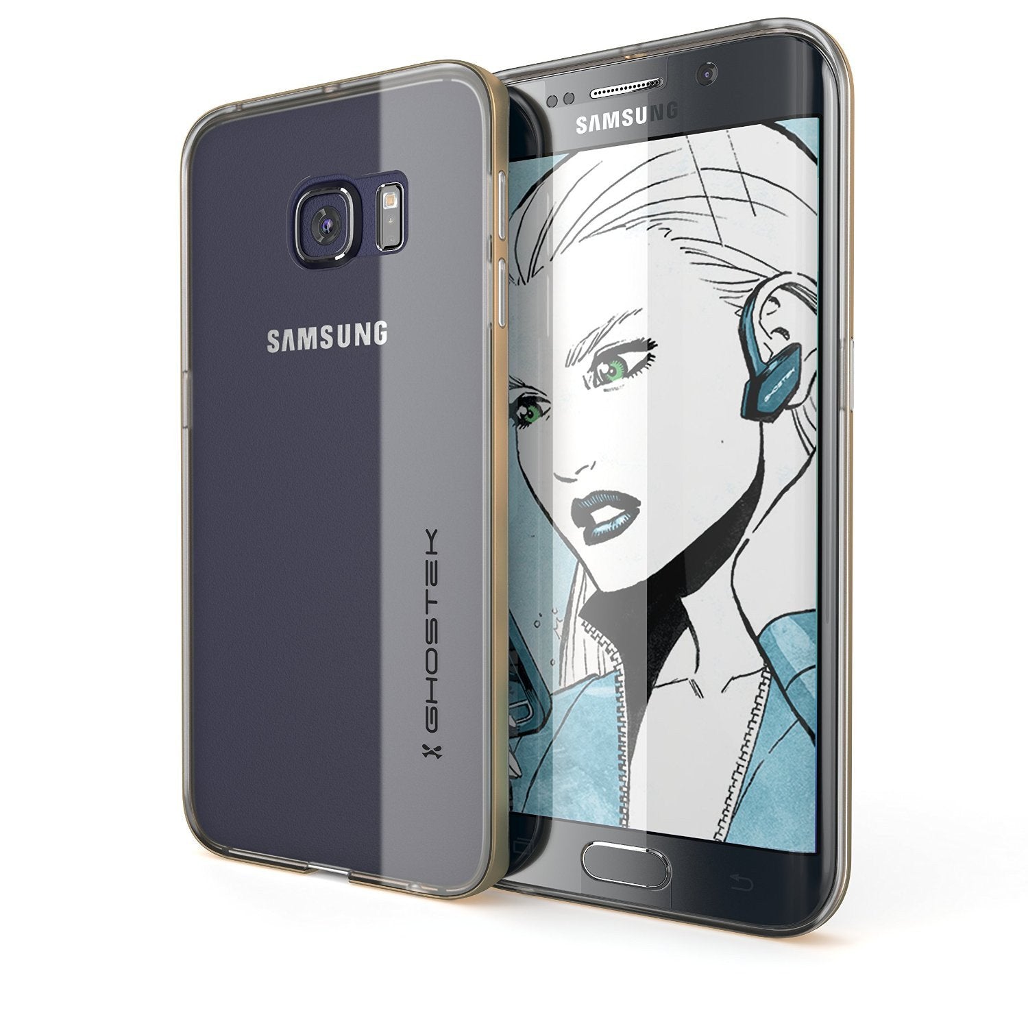 Galaxy S6 Edge+ Plus Case, Ghostek Gold Cloak Series Slim Hybrid Impact Armor | Lifetime Warranty - PunkCase NZ