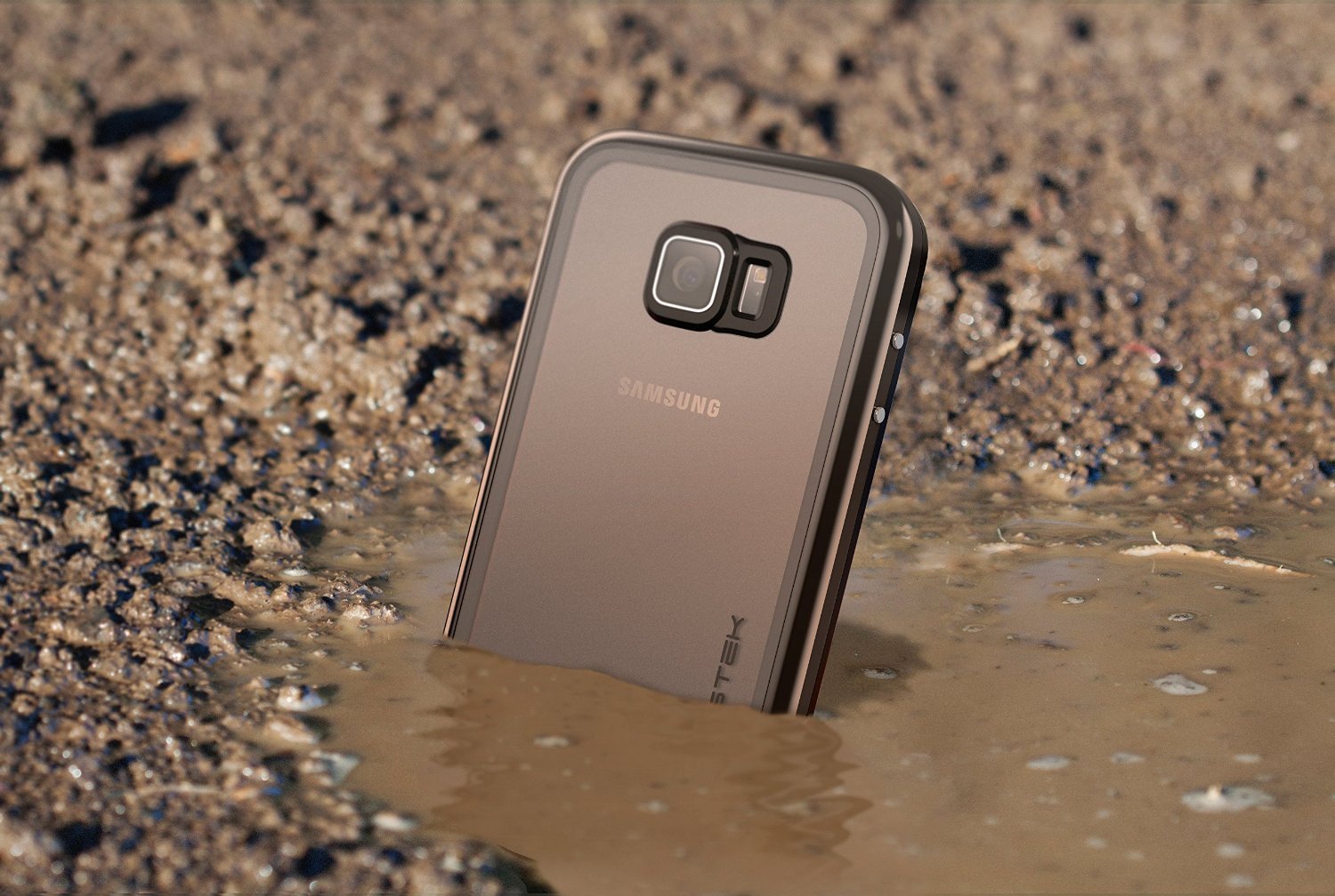 Galaxy S6 Waterproof Case, Ghostek Atomic 2.0 Gold  Water/Shock/Dirt/Snow Proof | Lifetime Warranty - PunkCase NZ