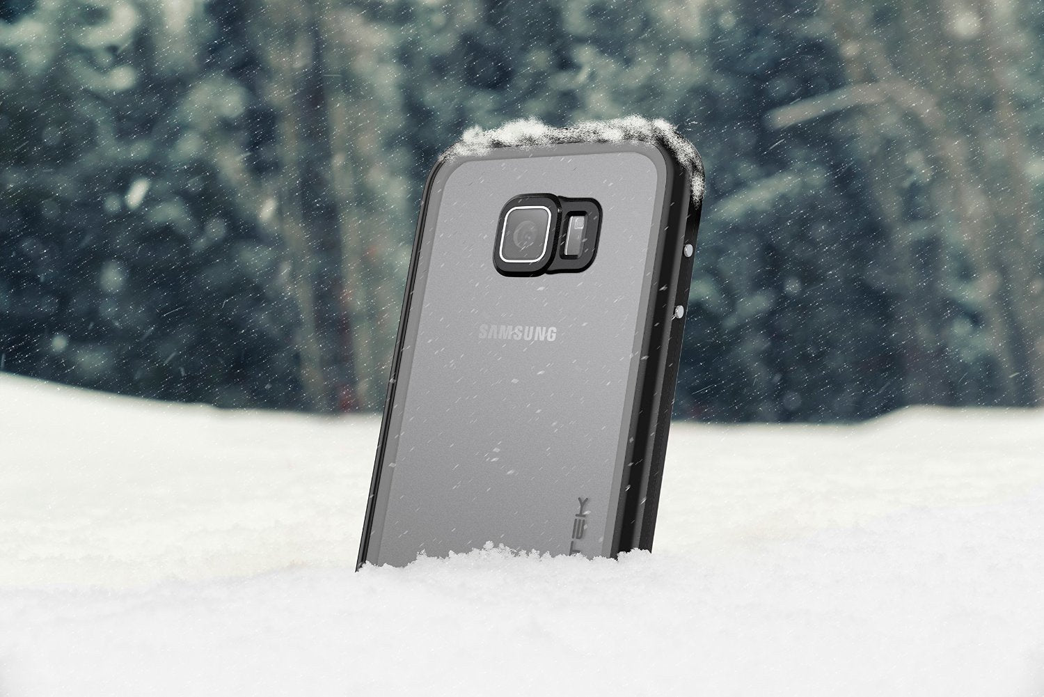 Galaxy S6 Waterproof Case, Ghostek Atomic 2.0 Black  Water/Shock/Dirt/Snow Proof | Lifetime Warranty - PunkCase NZ