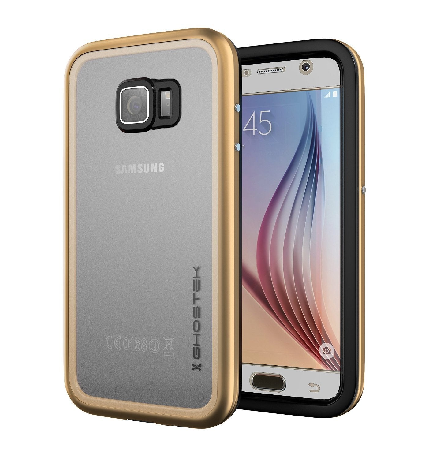 Galaxy S6 Waterproof Case, Ghostek Atomic 2.0 Gold  Water/Shock/Dirt/Snow Proof | Lifetime Warranty