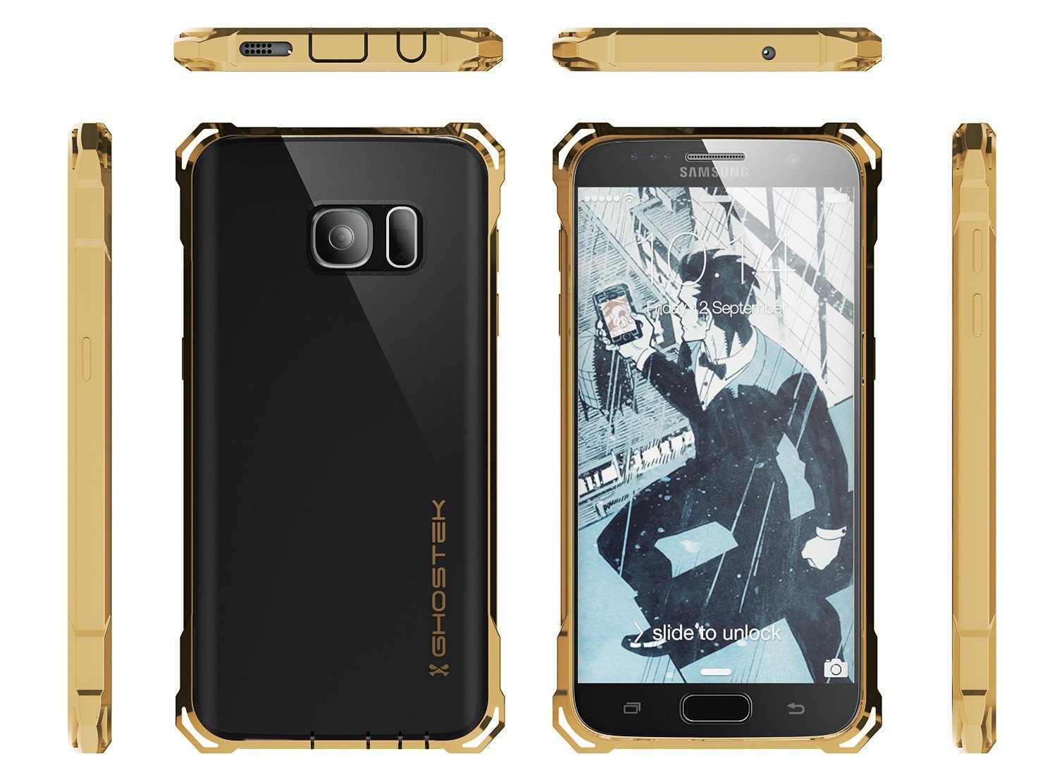 Galaxy S7 Case, Ghostek® Covert Gold Series Premium Impact Cover | Lifetime Warranty Exchange - PunkCase NZ