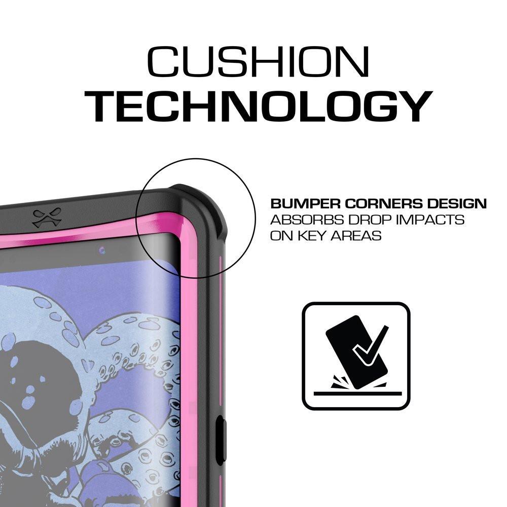 Galaxy S8 Plus Waterproof Case, Ghostek Nautical Series (Pink) | Slim Underwater Full Body Protection - PunkCase NZ