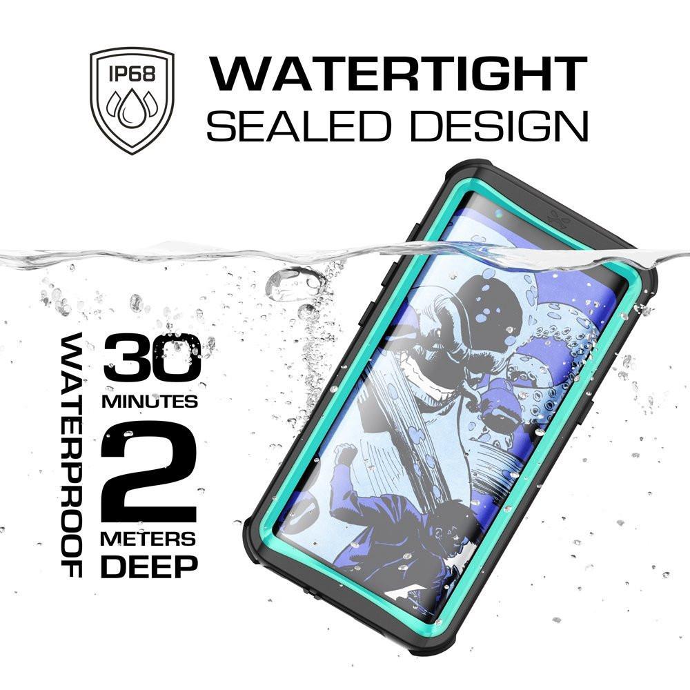 Galaxy S8 Plus Waterproof Case, Ghostek Nautical Series (Teal) | Slim Underwater Full Body Protection - PunkCase NZ