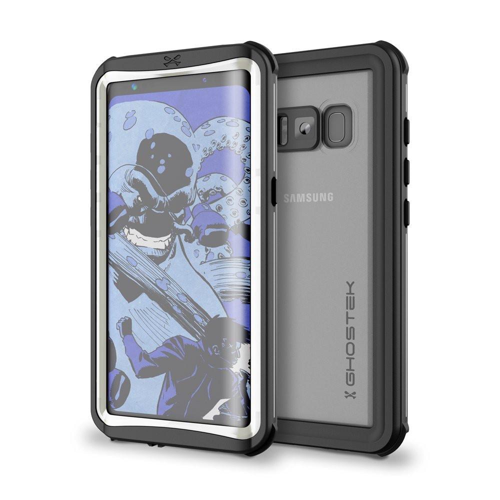 Galaxy S8 Plus Waterproof Case, Ghostek Nautical Series (White) | Slim Underwater Full Body Protection - PunkCase NZ