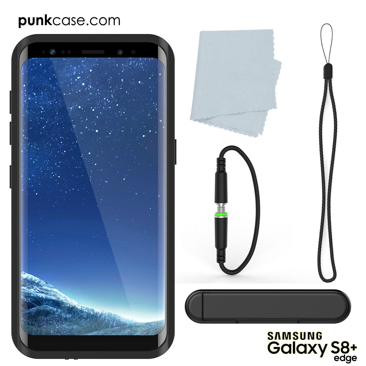 Galaxy S8 Plus Waterproof Case PunkCase StudStar Clear Thin 6.6ft Underwater IP68 Shock/Snow Proof - PunkCase NZ