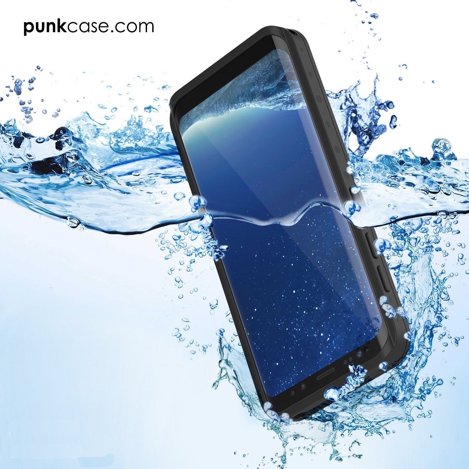 Galaxy S8 Waterproof Case, Punkcase [StudStar Series] [Slim Fit] [IP68 Certified] [Shockproof] [Dirtproof] [Snowproof] Armor Cover [Clear] - PunkCase NZ