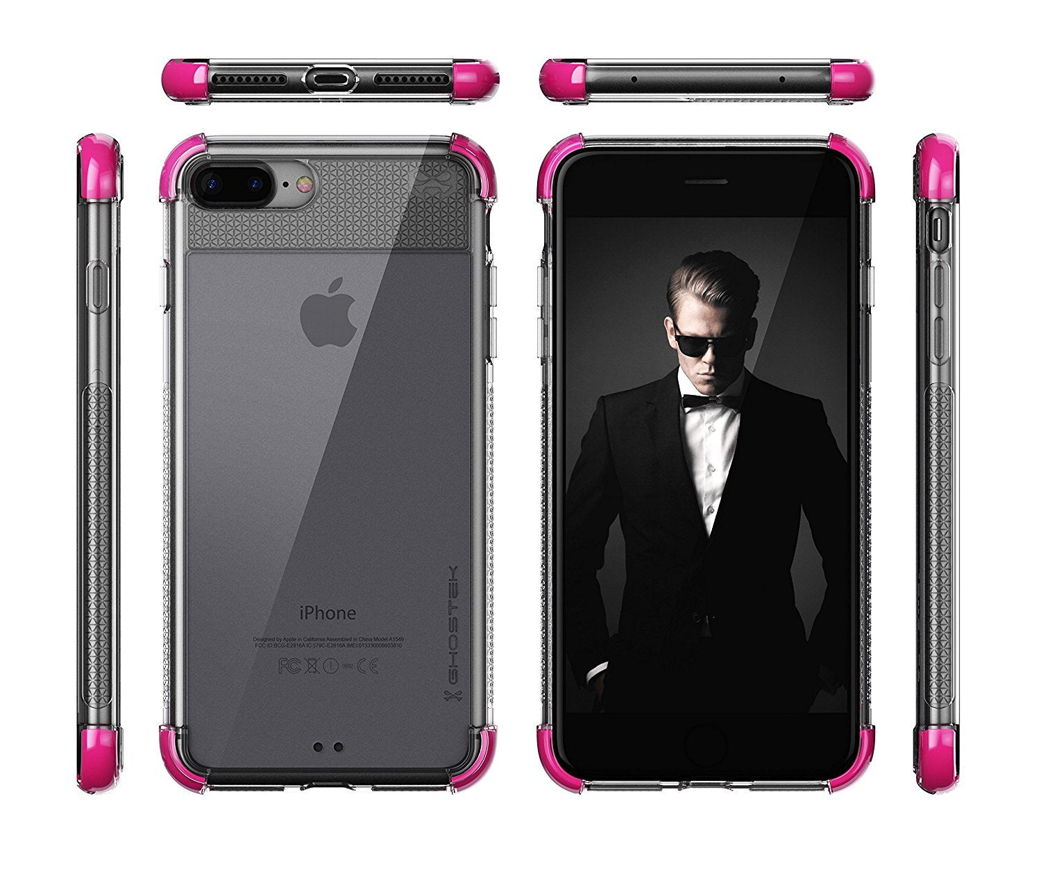 iPhone 7+ Plus Case, Ghostek Covert 2 Series for iPhone 7+ Plus Protective Case [ Pink] - PunkCase NZ