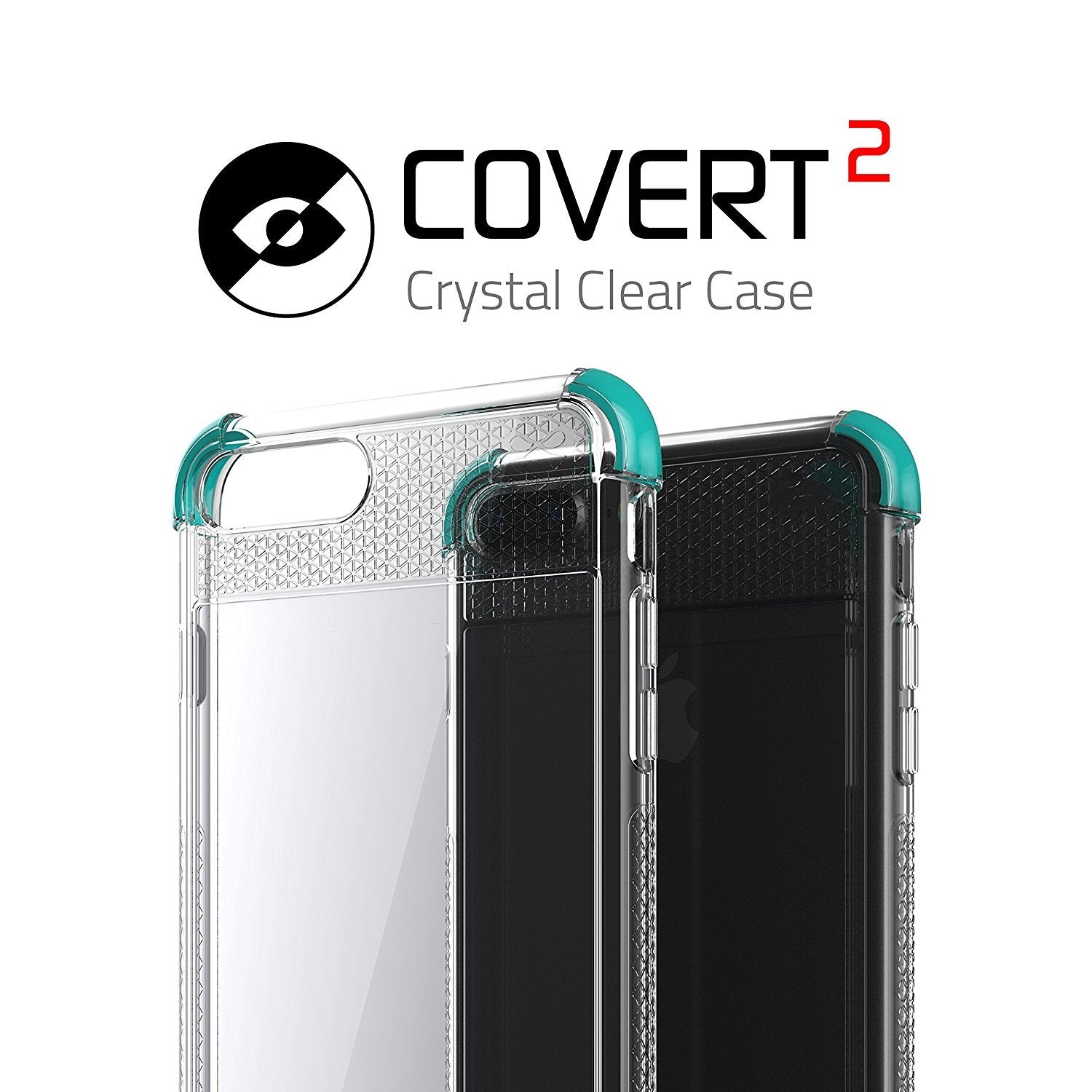 iPhone 8+ Plus Case, Ghostek Covert 2 Series for iPhone 8+ Plus Protective Case [ Teal] - PunkCase NZ