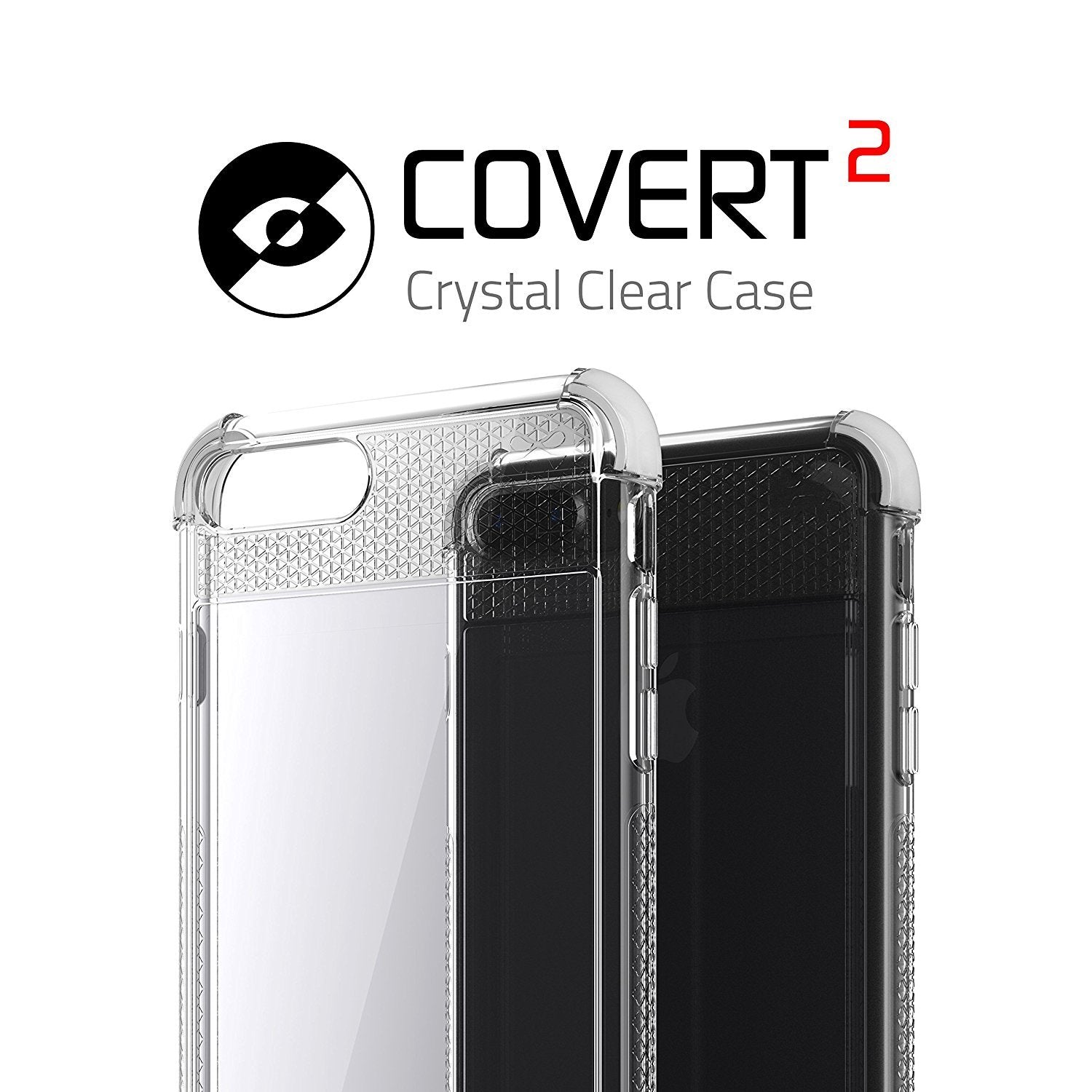 iPhone 8+ Plus Case, Ghostek Covert 2 Series for iPhone 8+ Plus Protective Case [ White] - PunkCase NZ
