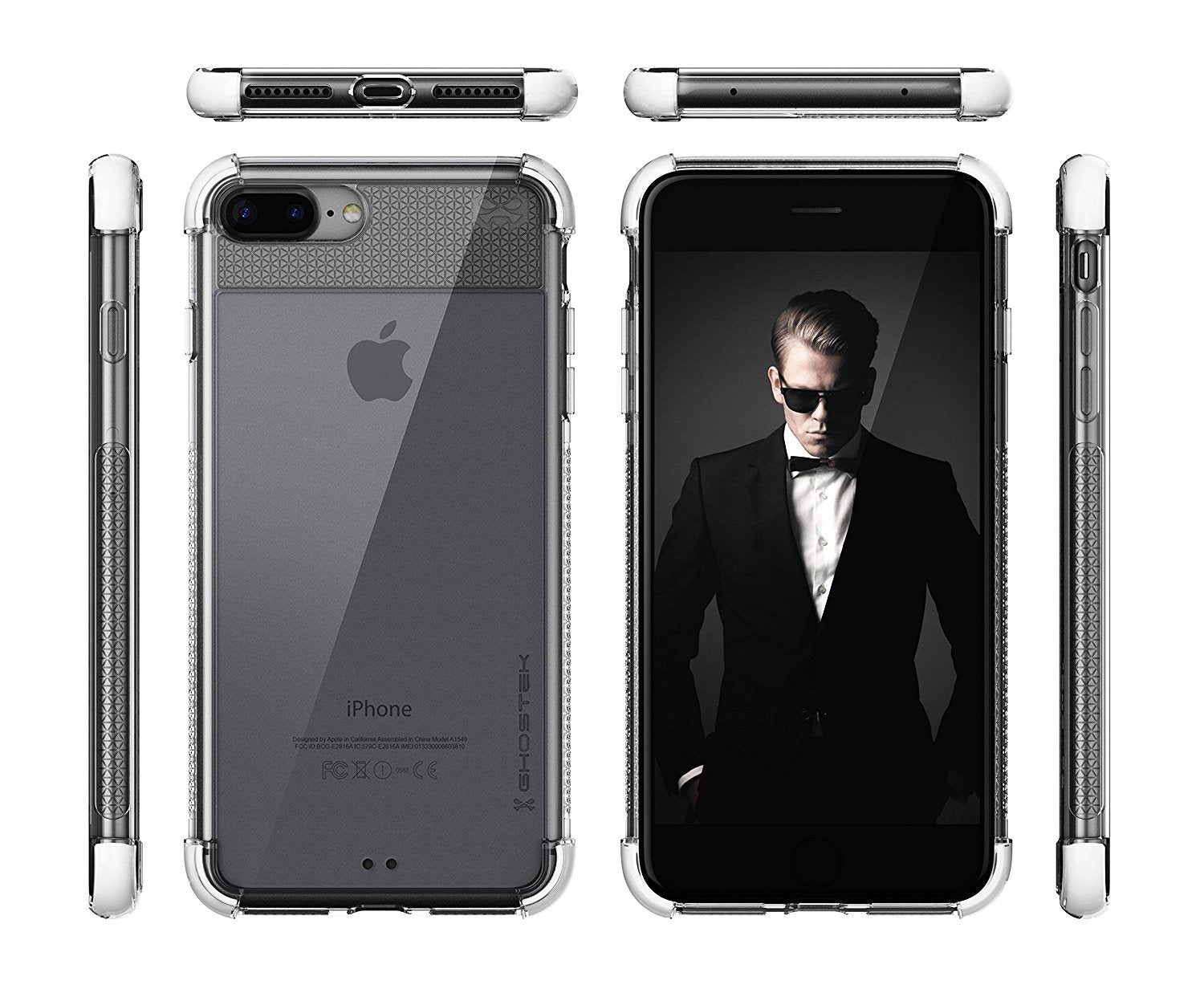 iPhone 8+ Plus Case, Ghostek Covert 2 Series for iPhone 8+ Plus Protective Case [ White] - PunkCase NZ