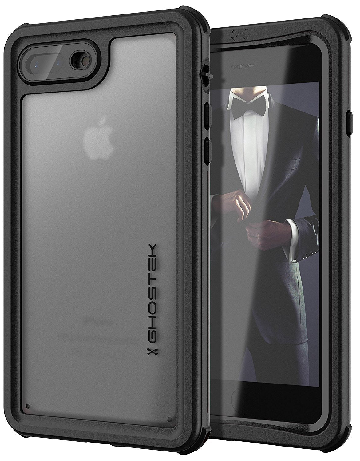 iPhone 8+ Plus case, Ghostek®  Nautical Series  for iPhone 8+ Plus Rugged Heavy Duty Case |  Black - PunkCase NZ