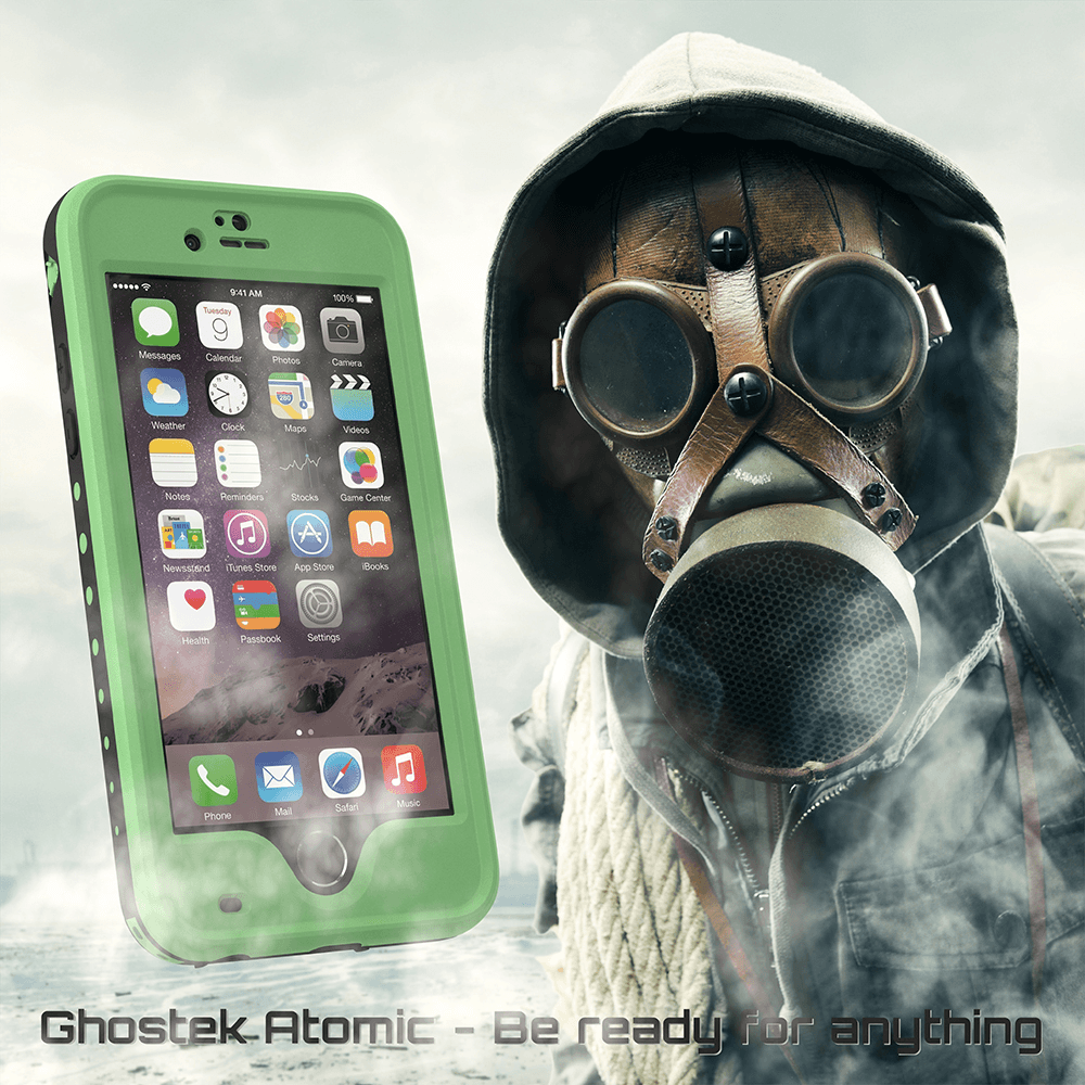 iphone-6-plus-waterproof-case-ghostek-atomic-green-apple-iphone-6-plus-waterproof-case-w-attached-screen-protector-lifetime-warranty-apple-iphone-6-plus-slim-fitted-waterproof-shock-proof-dust-proof-dirt-proof-snow-proof-cover-case-ghocas189