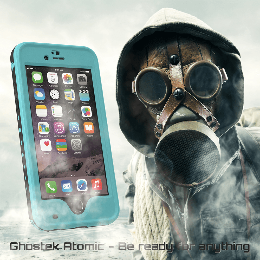 iphone-6-plus-waterproof-case-ghostek-atomic-bright-cyan-apple-iphone-6-plus-waterproof-case-w-attached-screen-protector-lifetime-warranty-apple-iphone-6-plus-slim-fitted-waterproof-shock-proof-dust-proof-dirt-proof-snow-proof-cover-case-ghocas193