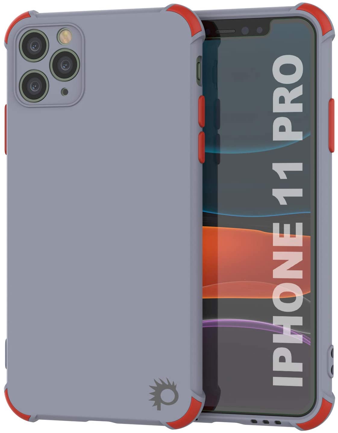 Punkcase Protective & Lightweight TPU Case [Sunshine Series] for iPhone 11 Pro [Grey]